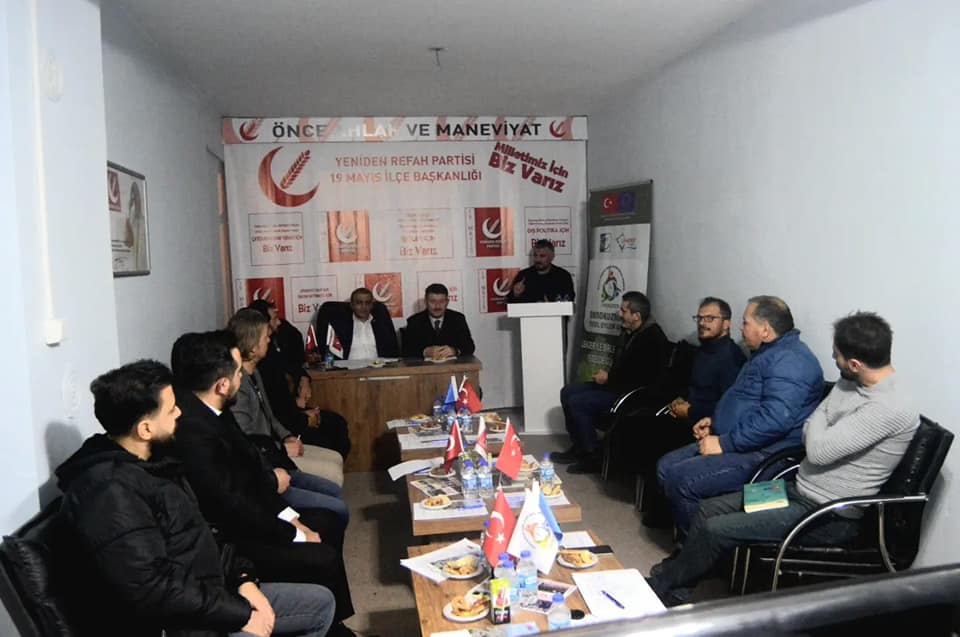 Yeniden Refah Partisi 19 Mayıs İlçe Başkanlığı Bilgilendirme Toplantımız Yeniden Refah Partisi 19 Mayıs İlçe Başkanlığı Bilgilendirme Toplantımız