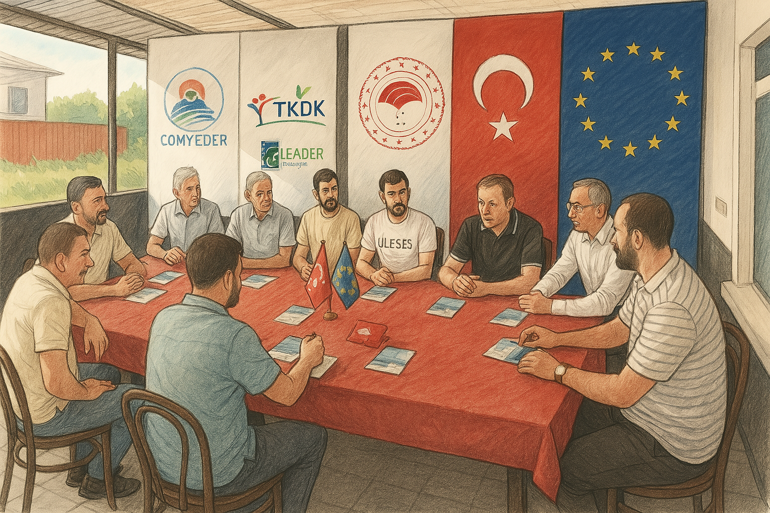 İlçemiz Balıkçı ve Salyangozcuları Bilgilendirme ve Yeni Dönem Proje Geliştirme Toplantısı