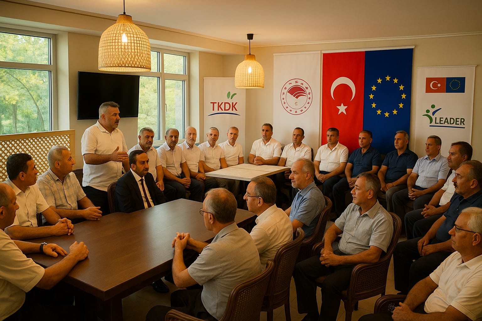 İlçemiz Muhtarları ile Bilgilendirme ve Yeni Dönem Proje Geliştirme Toplantısı